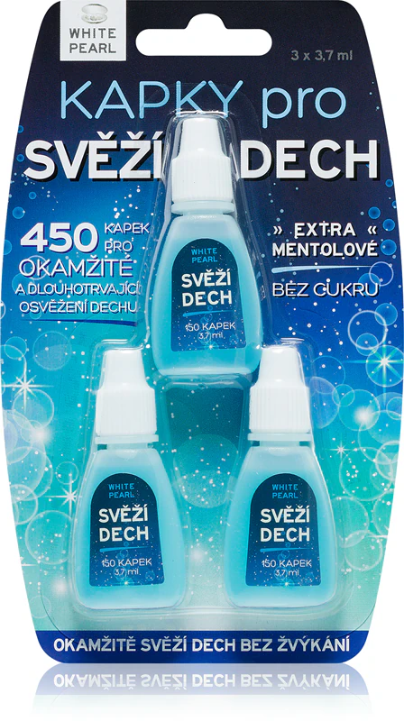 White Pearl Dental Care druppels voor een frisse adem