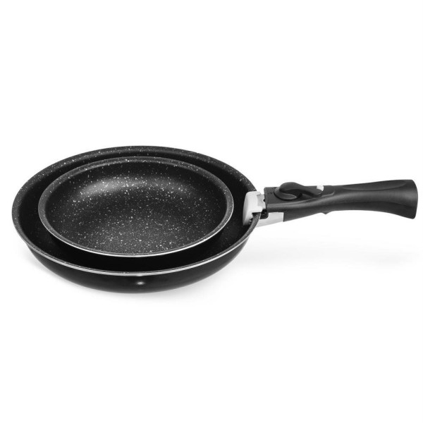 Patelnia granitowa zestaw patelni 20 26 cm 3 el.