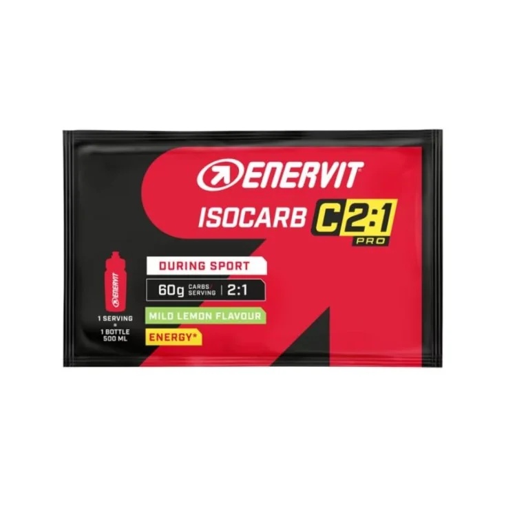 ENERVIT Isocarb en paquet de 20 comprimés - Citron avec maltodextrine