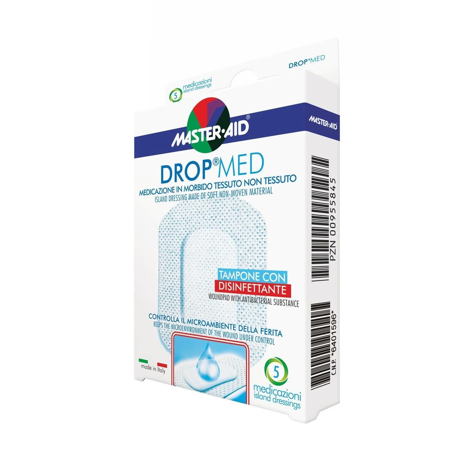 MASTER AID M-Aid Drop Medium 10X10 5 Stück