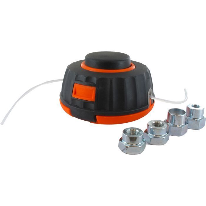 Cabezal de corte automático de 2 hilos con adaptadores M10 x 1.25L y M8 x 1.25L - Reemplaza los modelos HUSQVARNA P25, HD0001, número de pieza original 537419205