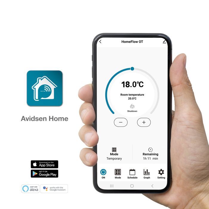 Avidsen HomeFlow OT bedrade thermostaat - 127066