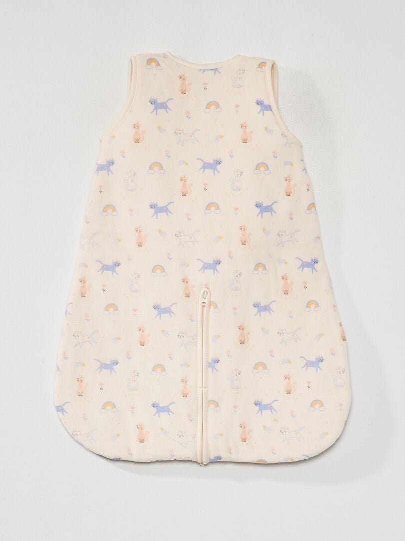 Fluwelen slaapzak - speciale TOG 3 kinderwagen - ROZE