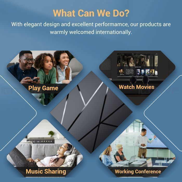 TV Box Android 14.0 boitier Tv T95 Pro,4Go + 128Go 6K HD Quad Core,SMART BOX Bluetooth5.0 WIFI Media Player, Lecteur Multimédia Box
