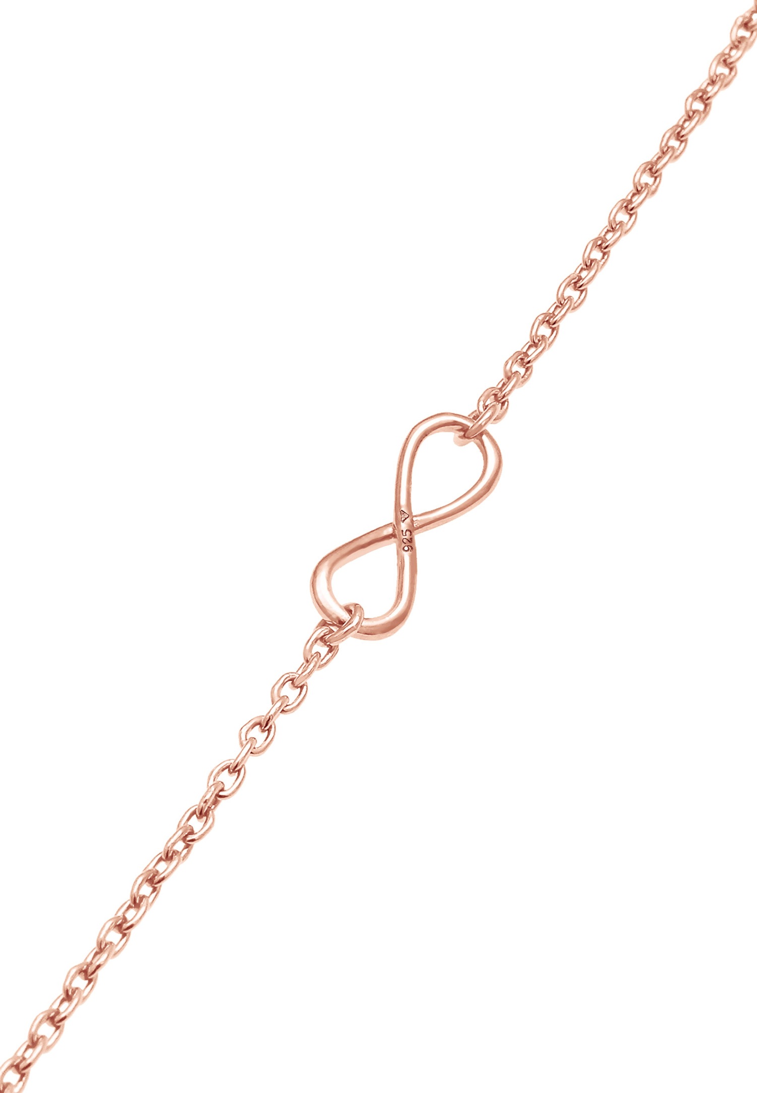 Elli Symbole de l'infini féminin, base délicate en 925/1000 argent massif