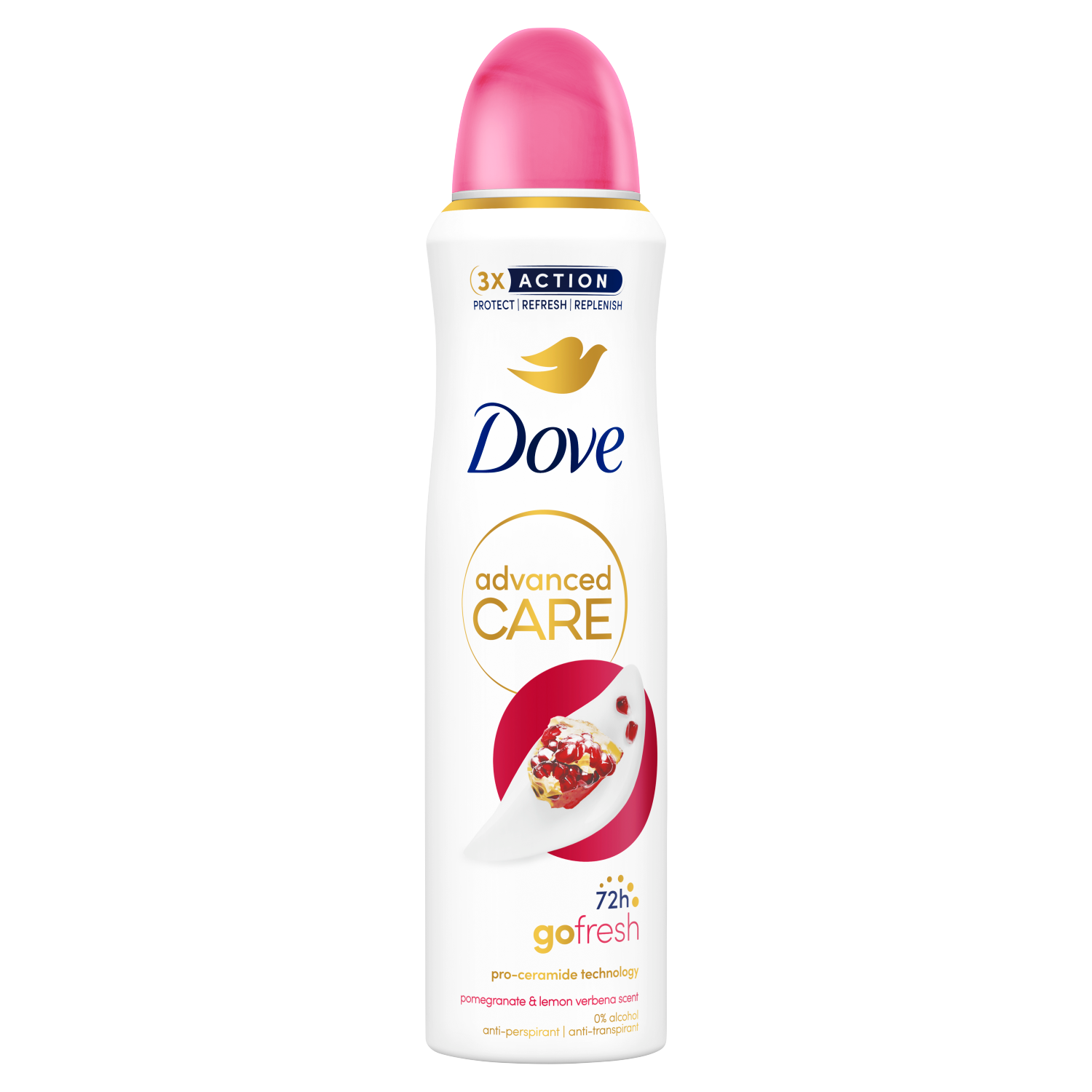 Dove Advanced Care granātābolu un citronverbēnas aromāts