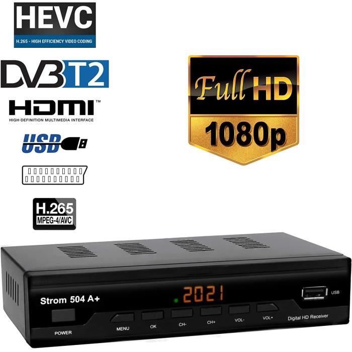 HD DTT Terrestrial Receiver - Compatible with High Definition MPEG-4 DTT channels - HDMI and SCART