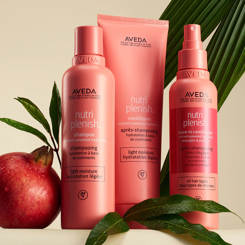 shampoo Aveda Nutriplenish™ Light Moisture é um shampoo hidratante leve para cabelos secos.