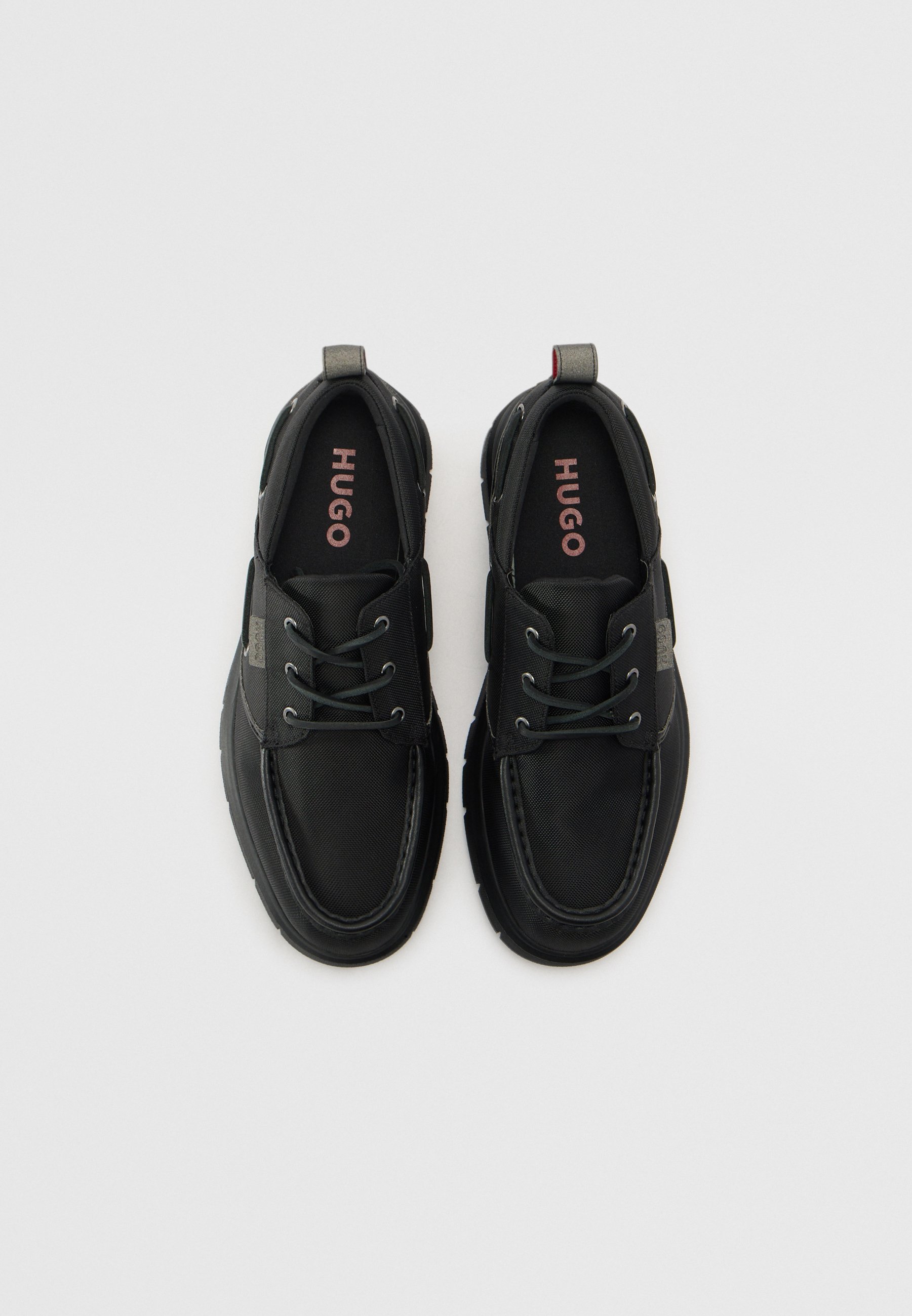 HUGO RYAN - Chaussures bateau - noires