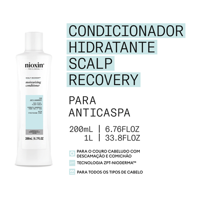 Nioxin Professionals Hydratační kondicionér proti lupům, Hydratační kondicionér pro regeneraci pokožky hlavy, 200 ml