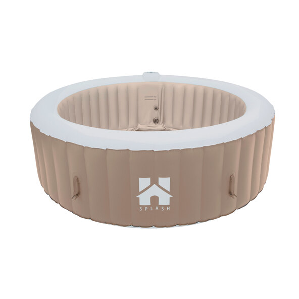 Oppustelig spabad, beige