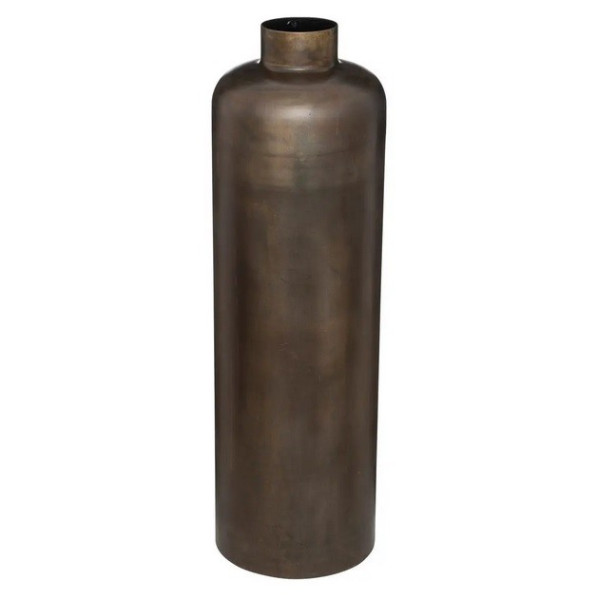 Wazon metalowy 78 cm brązowo-złoty