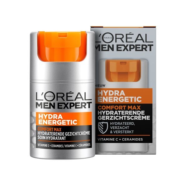 L'Oréal Paris Men Expert Hydra Energetic Comfort Max hidratantna krema za lice 50ml - Suha koža