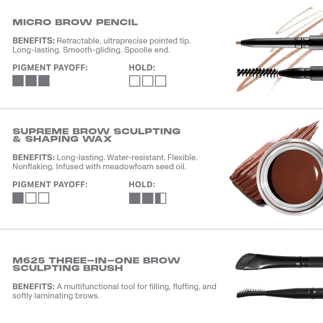 Morphe nijansa za obrve High Archive Everyday Essentials set za obrve - 1 komad