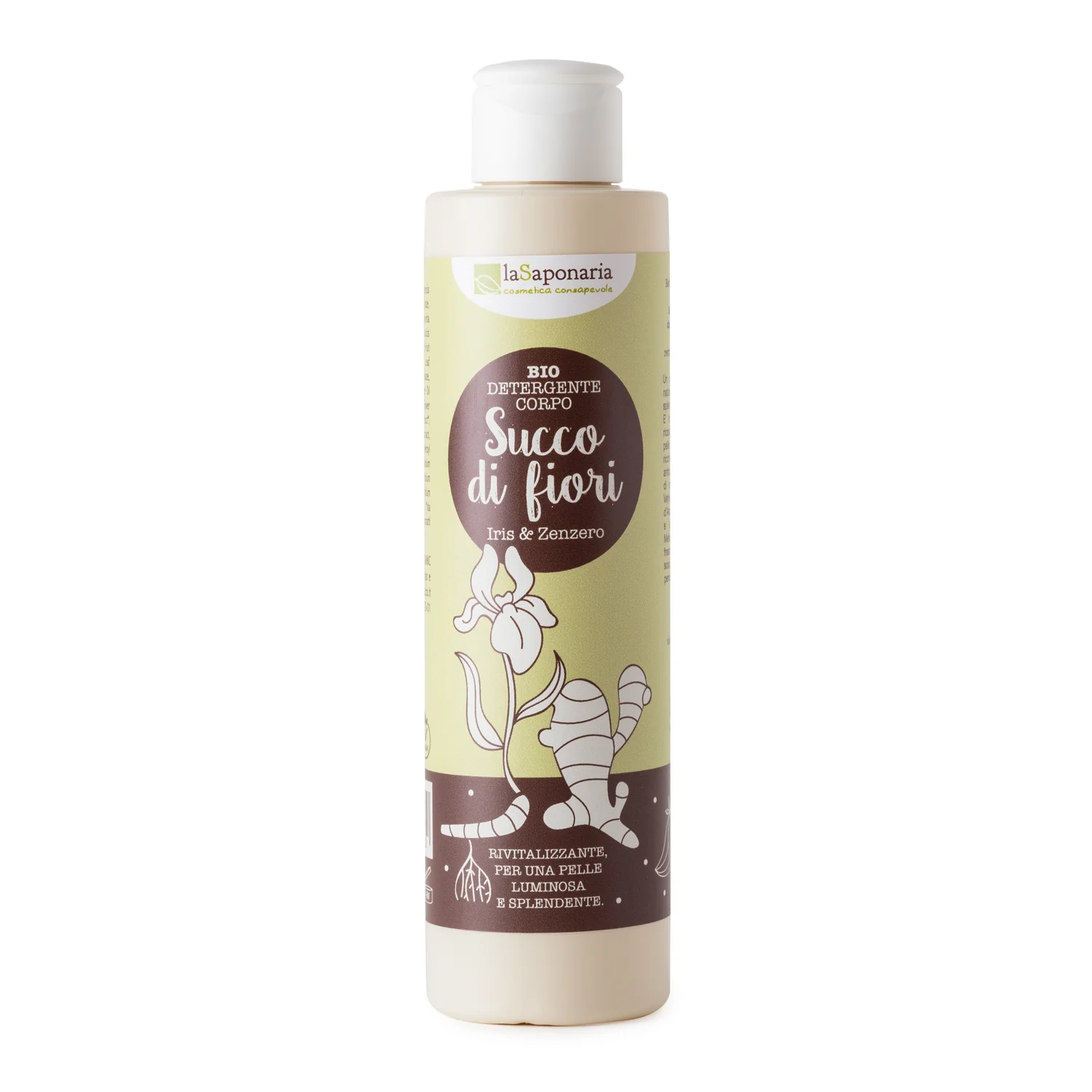 Radici Detergente corpo succo di fiori iris e zenzero - Bagno e Doccia