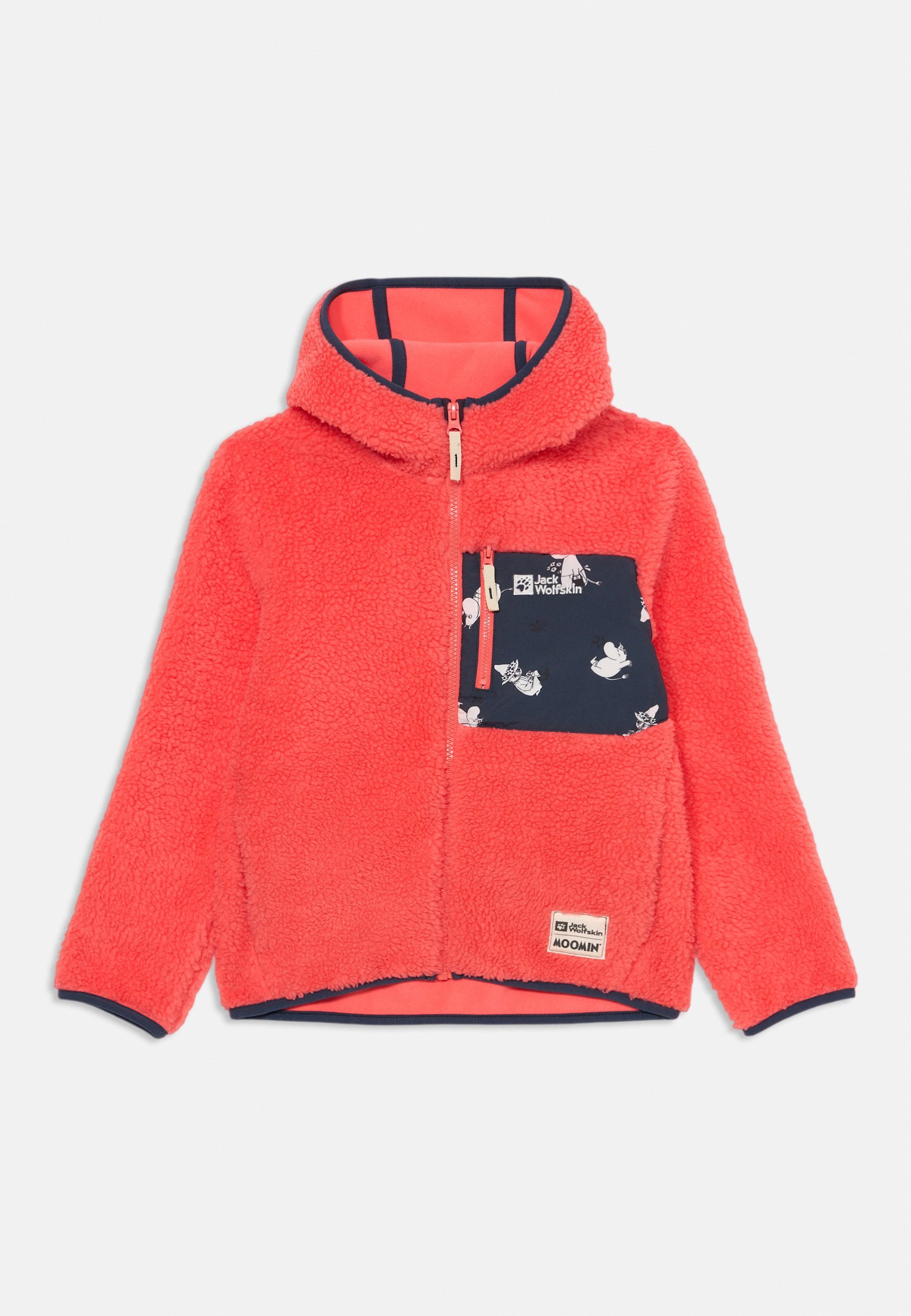 Jack Wolfskin MOOMIN ICE CURL - Fleecejack - zonsondergangkoraal