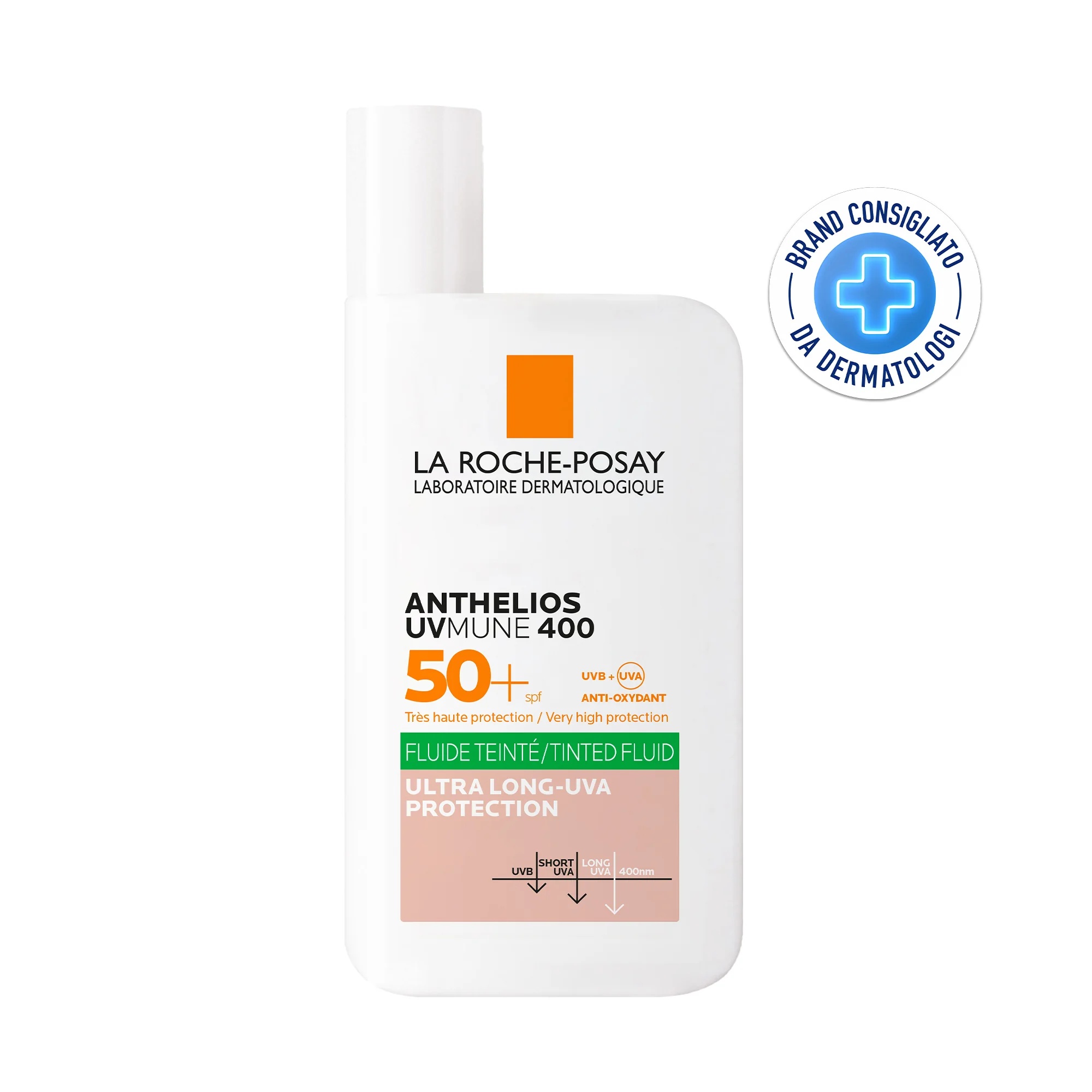 LA ROCHE POSAY La Roche Posay Anthelios Fluido Oil TT UVmune FPS 50 + 50 ml de proteção contra danos celulares