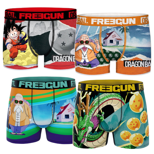 Pack 4 Caleçons Freegun Goku & Kame Senin