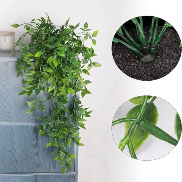 1 planta artificial de mandala - Planta artificial colgante para pared - Ideal para el hogar y la decoración