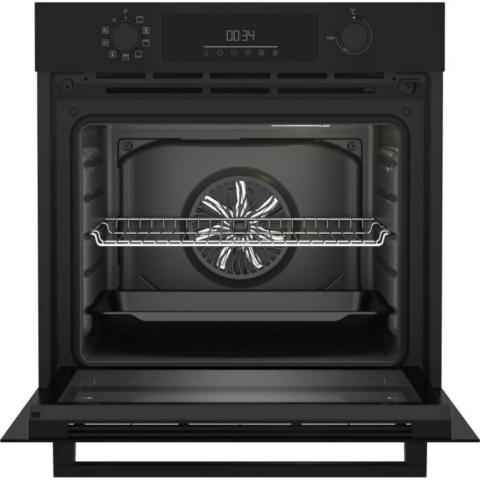 Forno multifuncional embutido - Limpeza pirolítica - BEKO - BBIE11300BMP - Preto - Porta fria - 59,4 x 56,7 x 59,5 cm