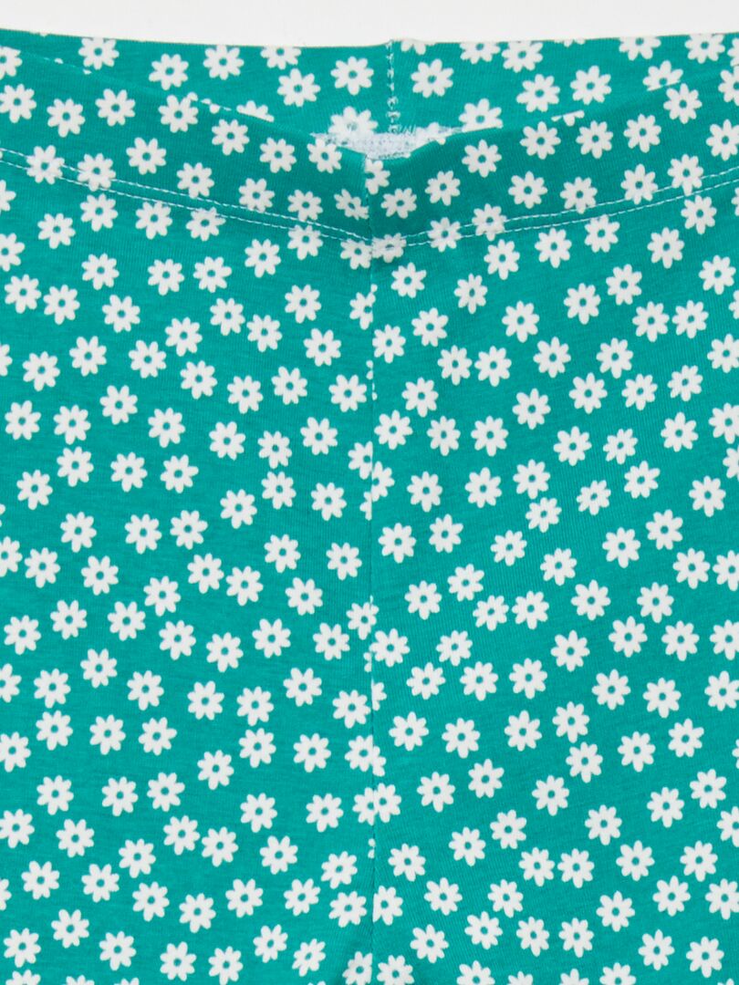 Calças compridas estampadas - VERDE