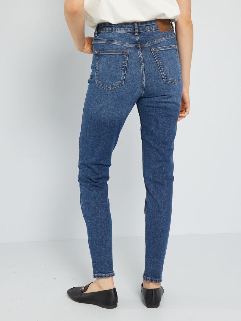 Calça jeans slim fit tamanho 28L - Azul
