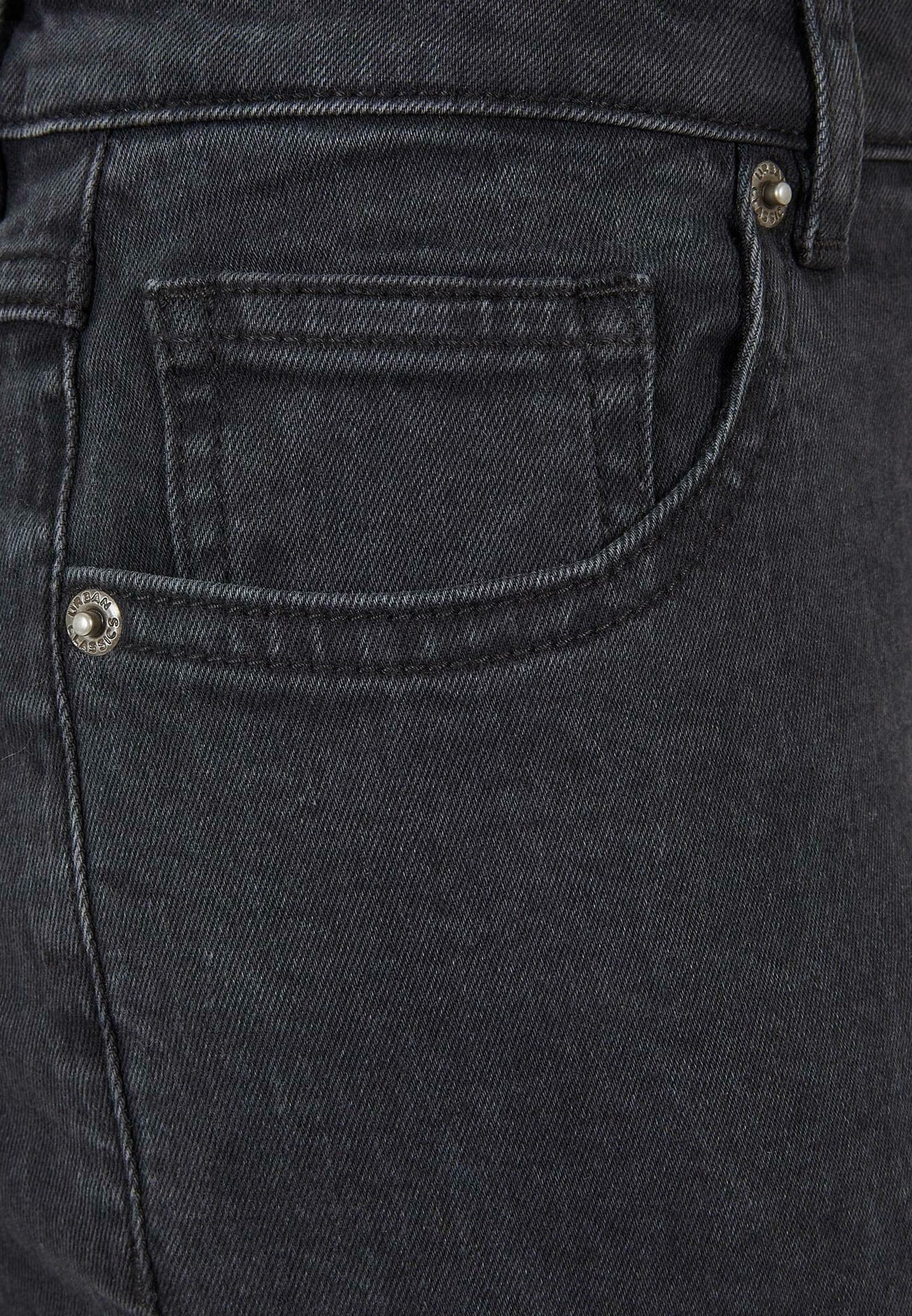 Jeans Urban Classics a gamba dritta - lavaggio nero