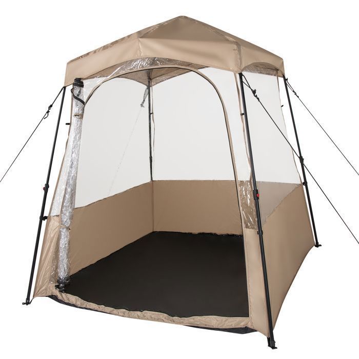Tienda de campaña plegable COSTWAY de 180 x 180 x 193 cm - Tejido de PVC impermeable, para todas las estaciones - Tienda burbuja transparente para juegos y pesca