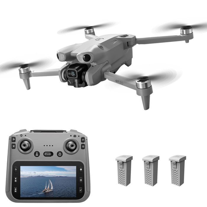 Dron con cámara, control remoto con pantalla de 5,64