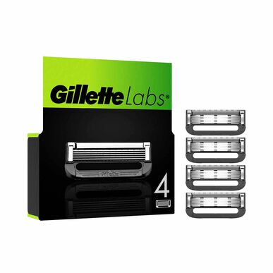 „Gillette“ įkraunami skutimosi peiliukai „Labs“ 4 colių 4 colių