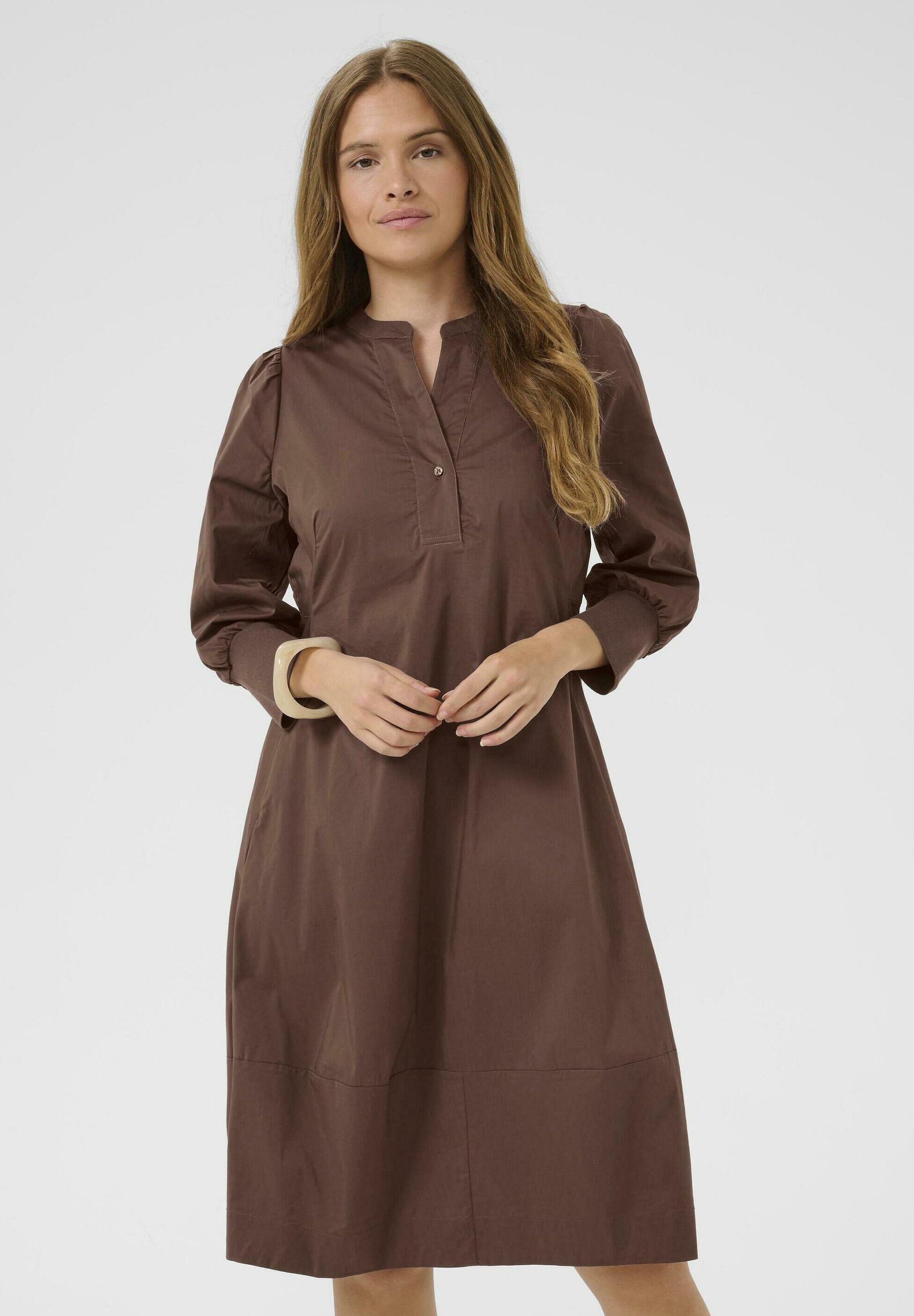 Cultura ANTOINETT MANGA 3/4 - Vestido camisa - cappuccino