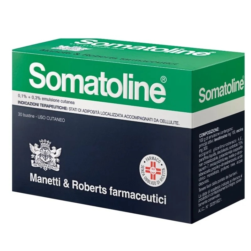 SOMATOLÍNA Emulsión cutánea Somatoline 30 sobres con efecto anticelulítico