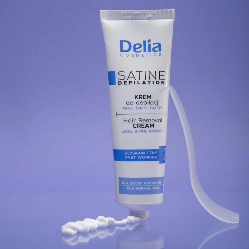 Delia Cosmetics Satine Depilation 3 min hitro delujoča krema za odstranjevanje dlak