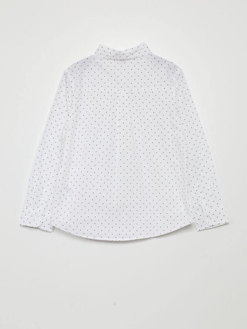Camisa de popeline - BRANCA