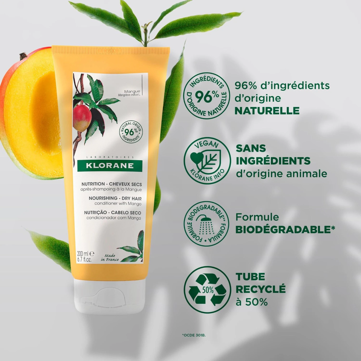 Klorane Après-shampoing à la Mangue