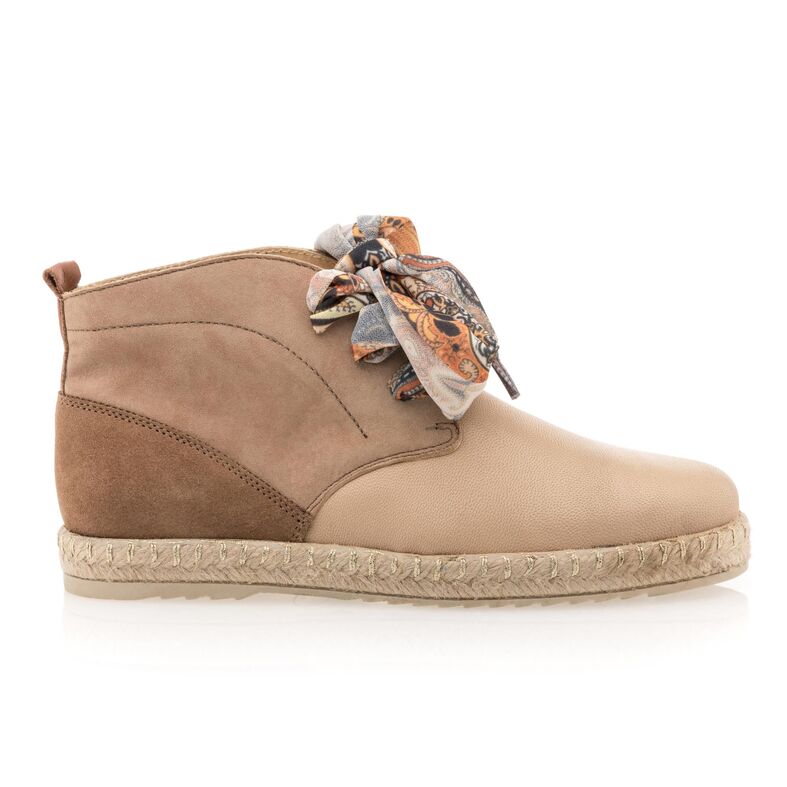 Beige dameslaarzen / enkellaarzen