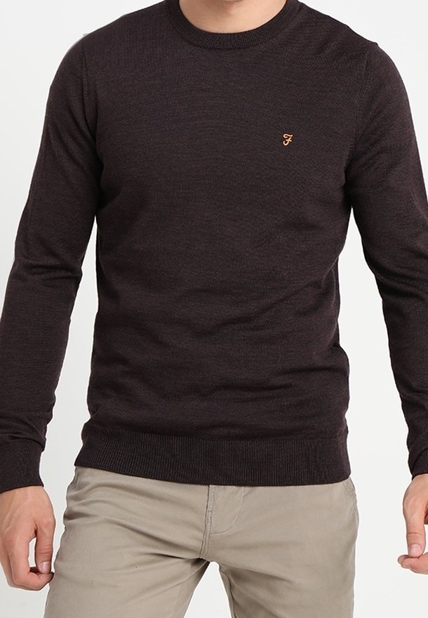 Pull Farah - rouge foncé