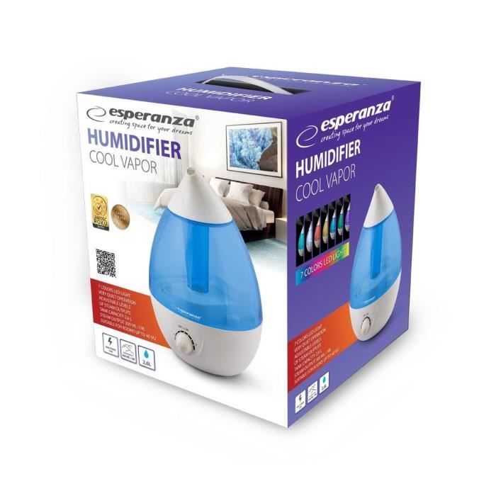 Humidificador - GENÉRICO - Esperanza - Iluminación LED de 7 colores - Apagado automático