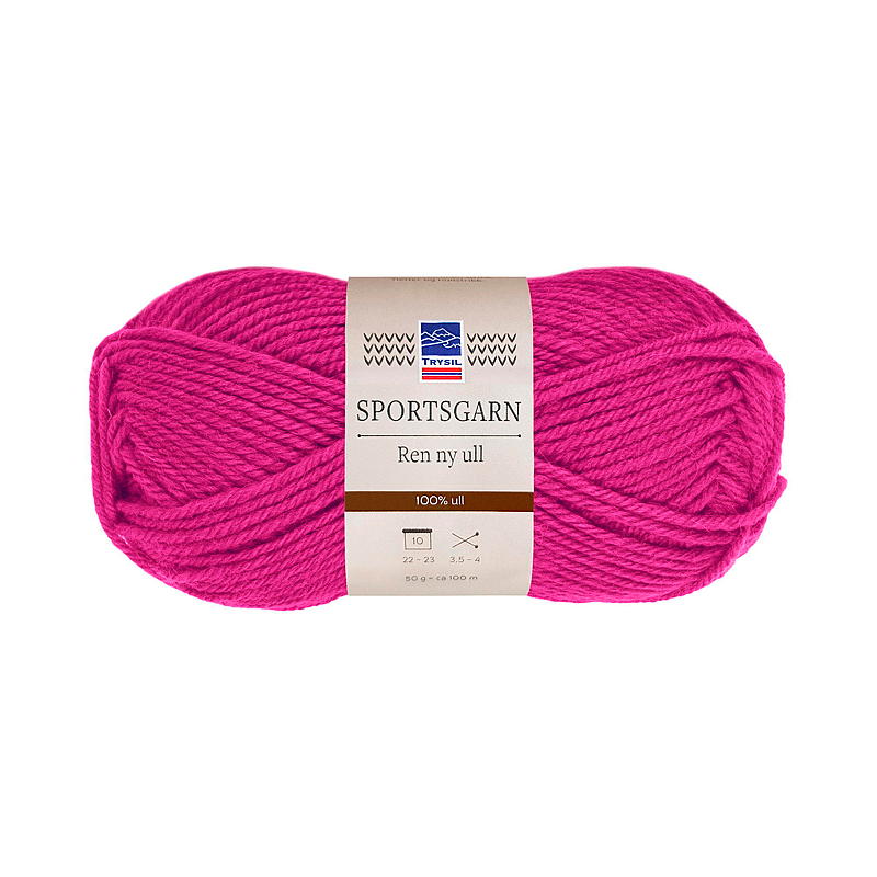 Sportsgarn lyserødt