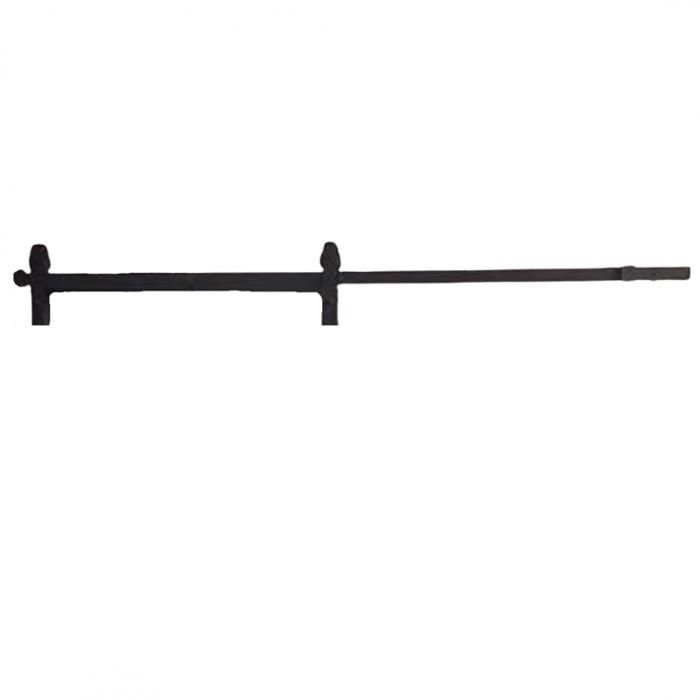 Rail porte coulissante  2M  En applique  Porte en bois  Noir