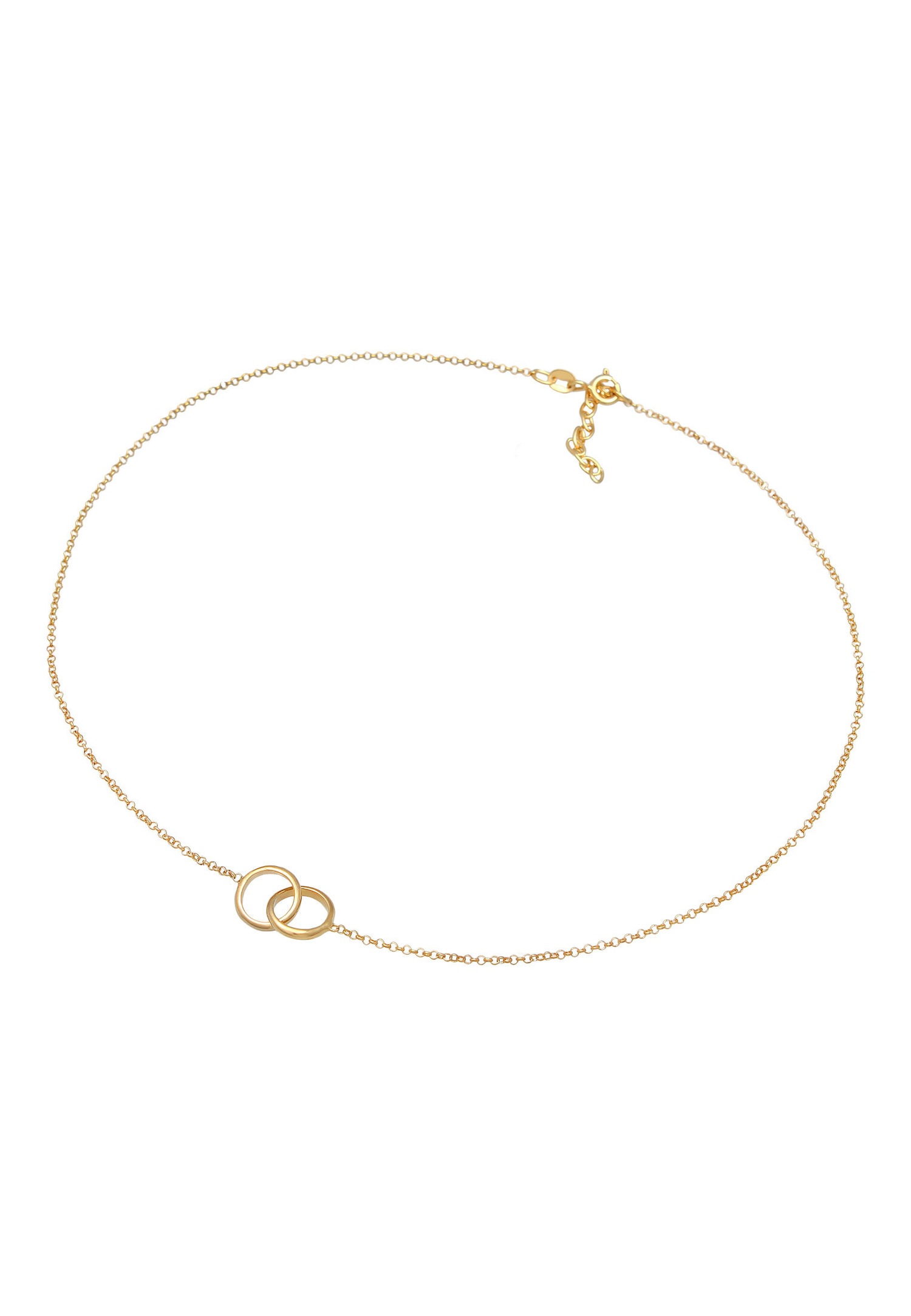 Elli Femmes Choker Cercle Minimal Basic Trend en argent sterling 925