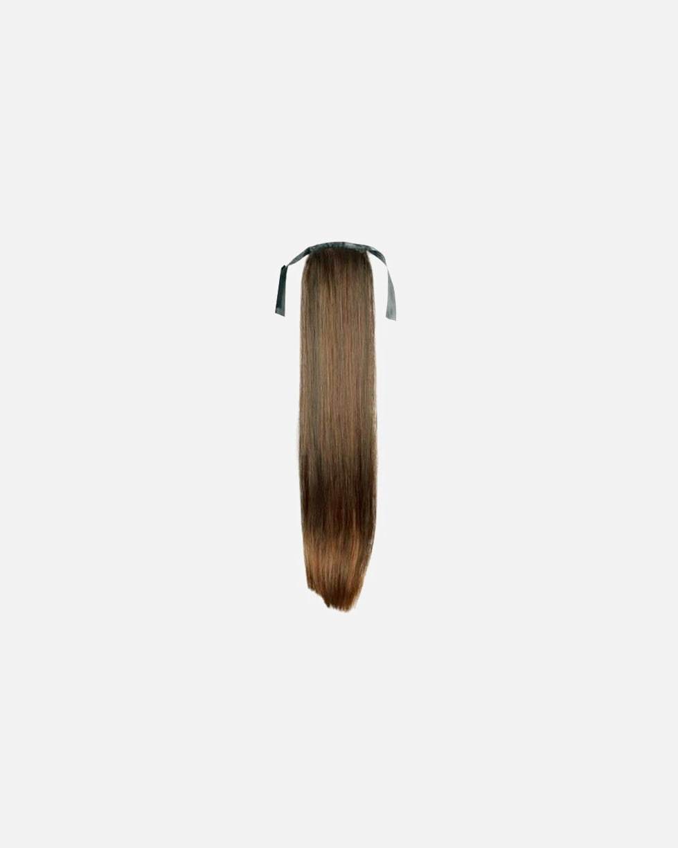 Fashiongirl Extensions ekstenzije za kosu s kopčom br. 6 svijetlosmeđe – ravne – 1 komad