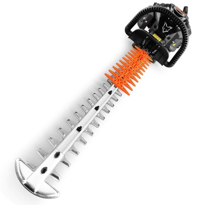 Cortasetos profesional a gasolina - FUXTEC FX-MHP126 - Motor de 25,4 cc, cuchilla de 80 cm