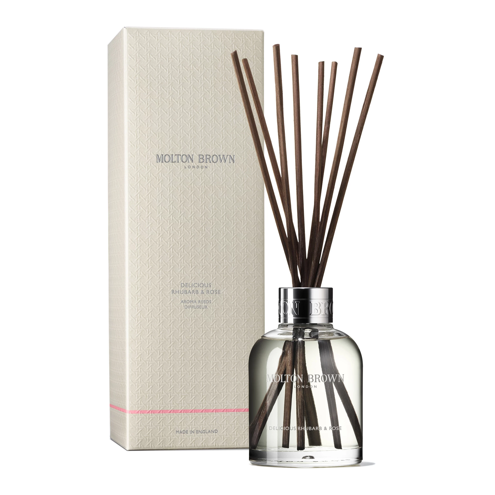 Aromă delicioasă cu bețișoare de rubarbă și trandafir 150 ml - Molton Brown
