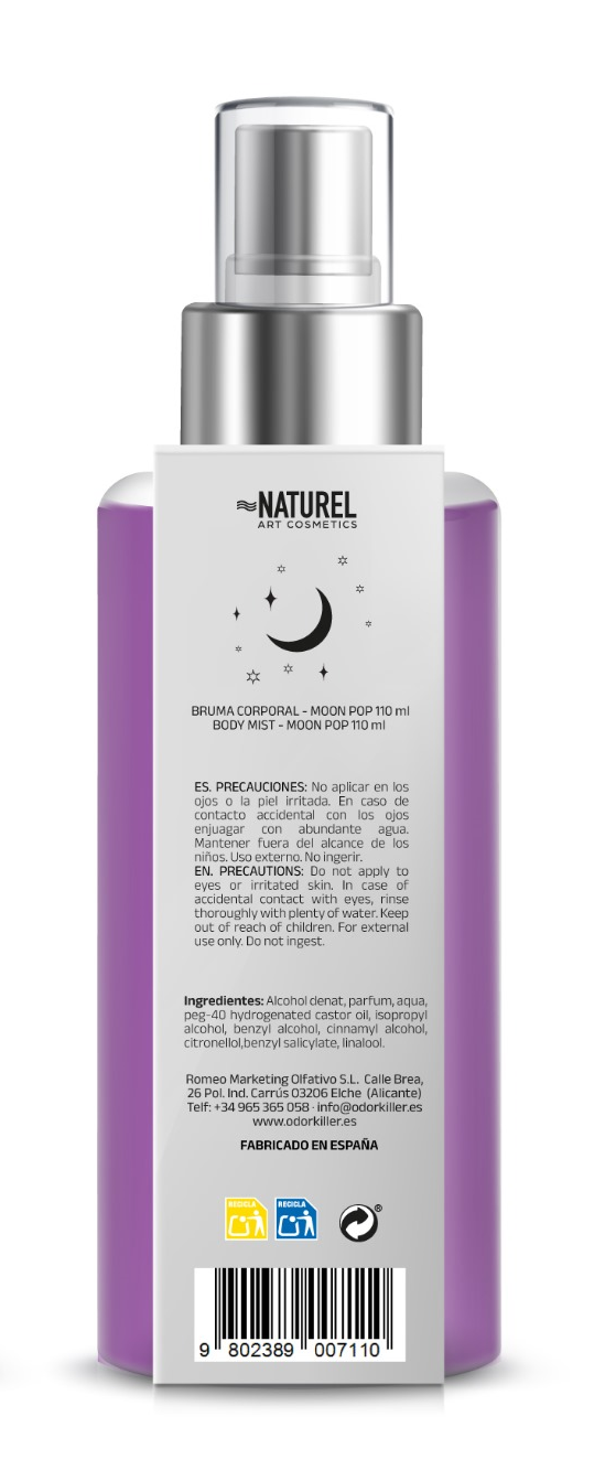Moon Pop Body Mist Ljubičica i Vanilija Mist za tijelo