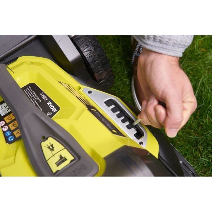 RYOBI - 36V HYBRIDE duwmaaier (aangedreven door 2 ONE+™ accu's) - 37 cm maaibreedte + 2 x 5 Ah accu's & lader - RY18LMH37A-250