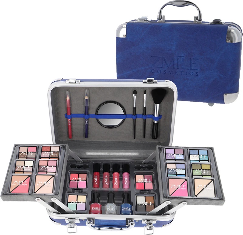 ZMILE COSMETICS Traveller mėlynas kosmetinis dėklas