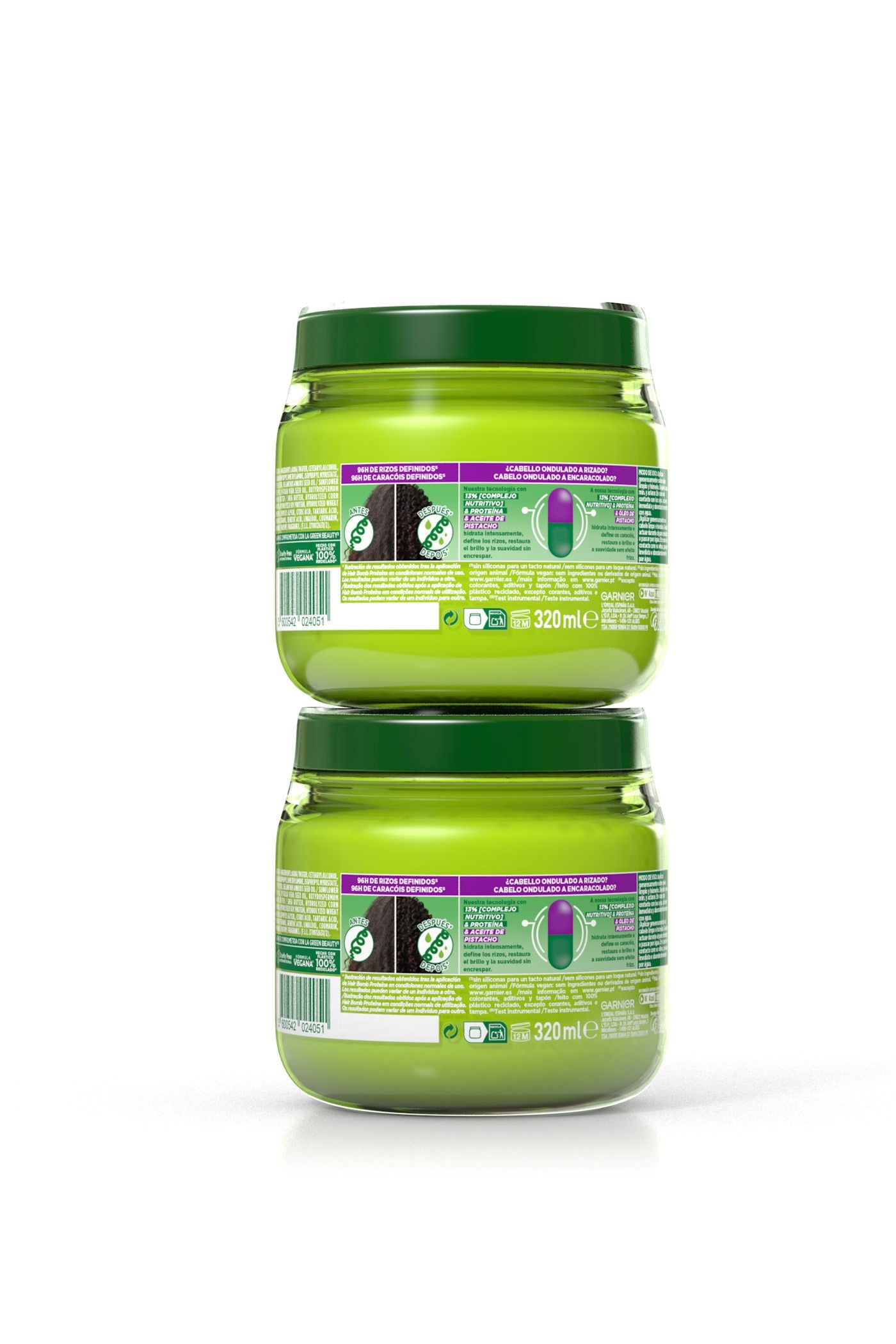 Vlasová maska s proteínom Fructis Nutri Curls Hair Bomb Produkty pre kučeravé vlasy
