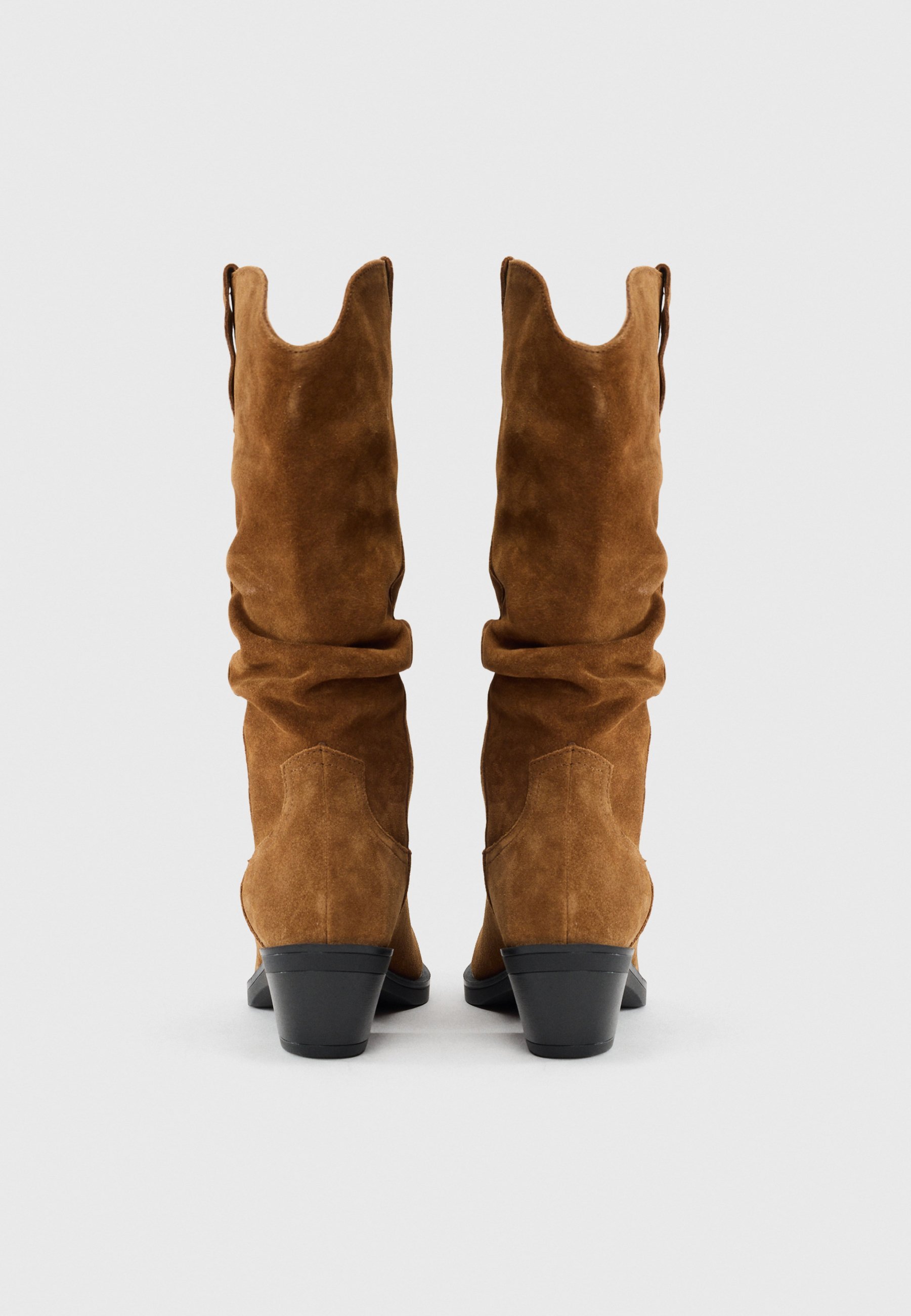 Even&Odd Cowboy-/Bikerstiefel – hellcognac