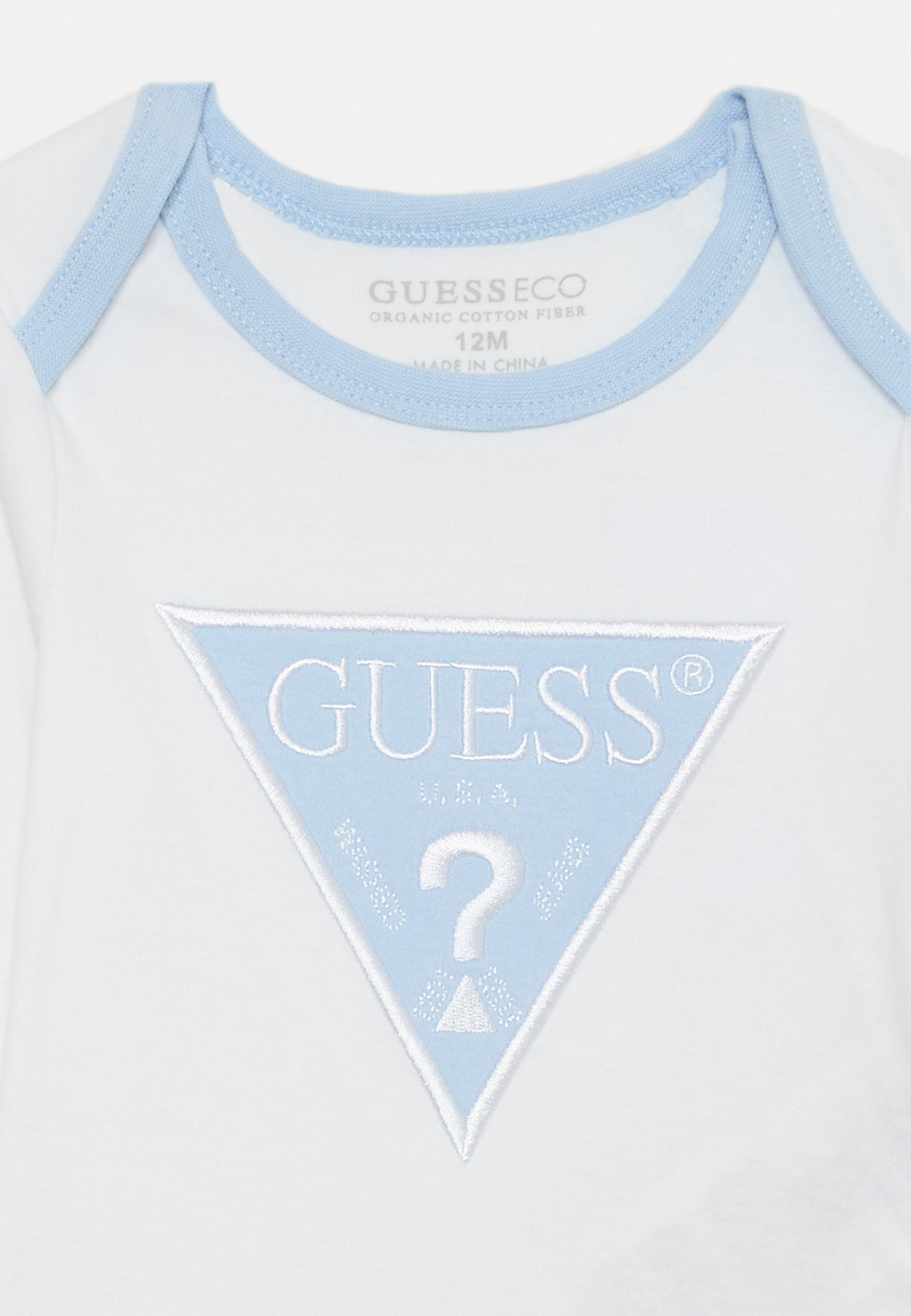 Guess BABY BODY PANTS UNISEX SET - Trainingspak - lichtblauw gemêleerd